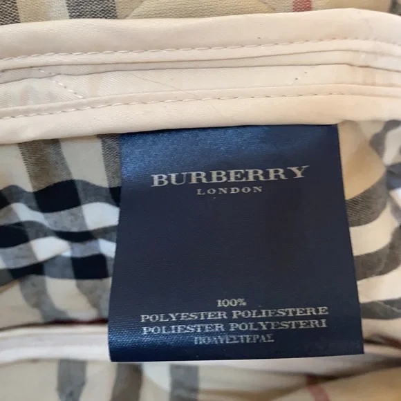 Burberry quilted jacket.Classic plaid and perfect for spring.